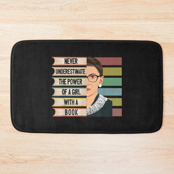 Item preview, Feminist Ruth Bader Ginsburg RBG Quote Girl With Book Women designed and sold by adrianajaue.