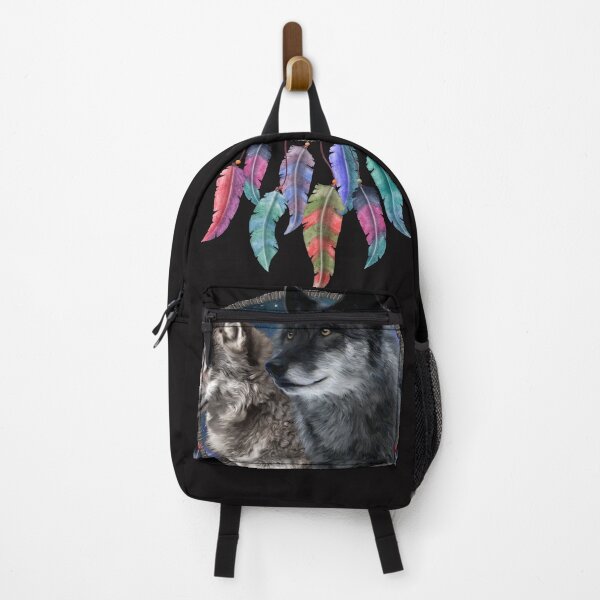 Item preview, Black and White Wolf Love designed and sold by Barnissim.