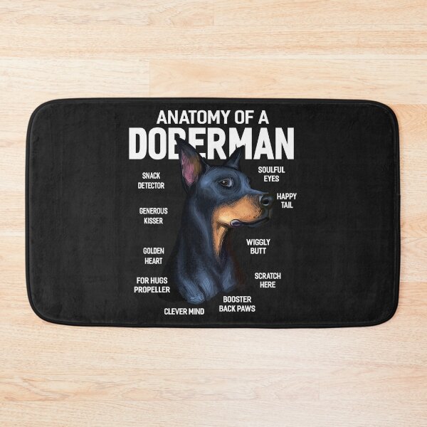 Item preview, Dogs 365 Anatomy of a Doberman Pinscher Dog Funny Gift Long Sleeve designed and sold by kerricqkat.