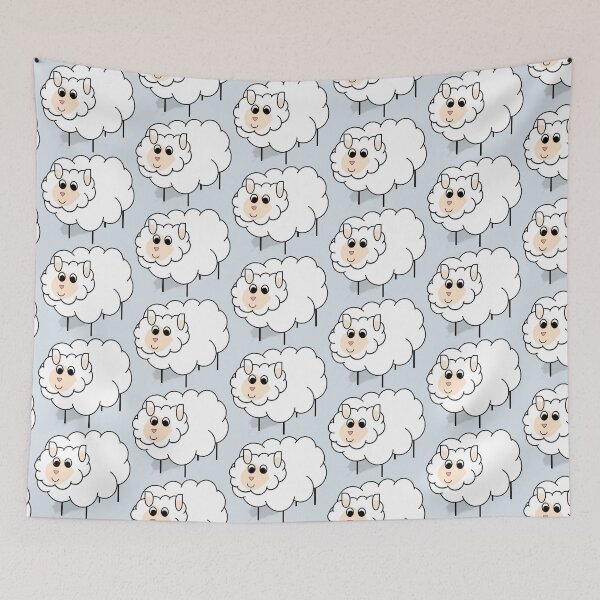 Item preview, Sheep, happy, cute, Eid, Adha, lamb, Eid 2023, happy eid, Eid Al Adha, gray  designed and sold by bubbley2021.