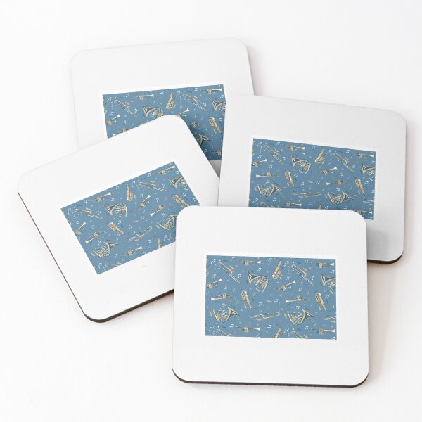 Item preview, Jazz Music Brass Instrument Blu| Perfect Gift designed and sold by lucidama.