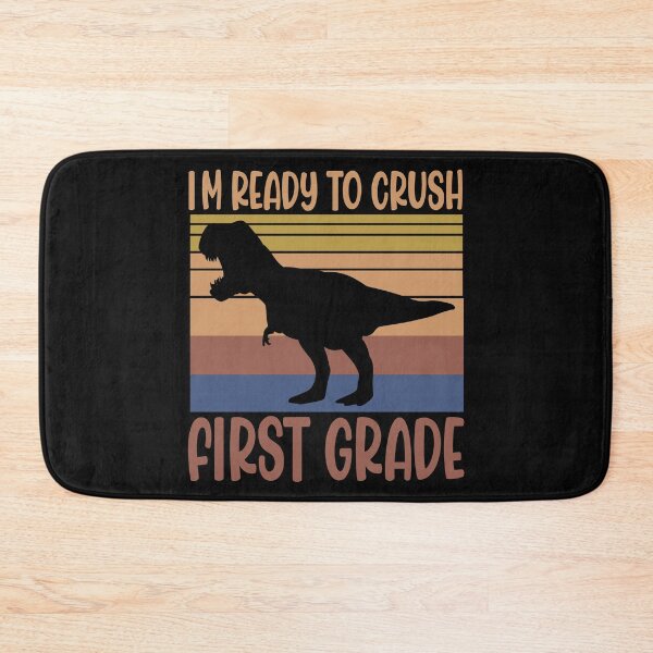 Item preview, Funny I'm Ready To Crush Dinosaur First Grade Retro Vintage designed and sold by Sarah38.