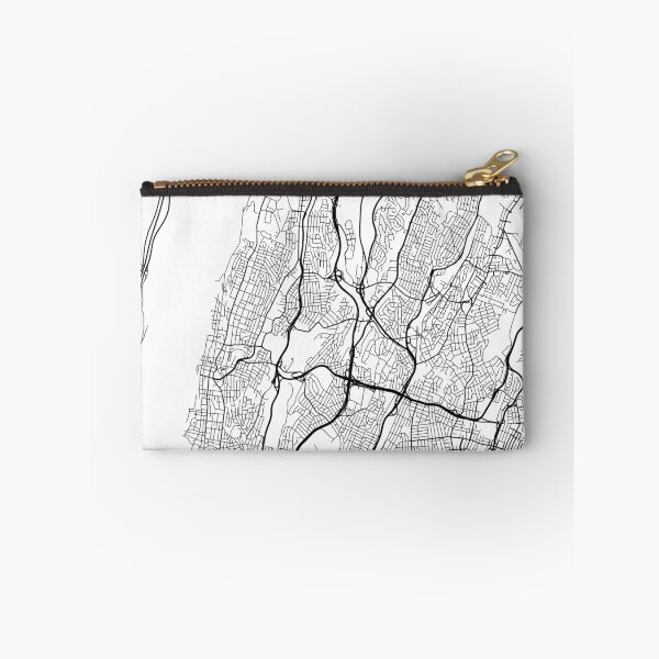 Item preview, Yonkers Map, USA - Black and White designed and sold by MainStreetMaps.