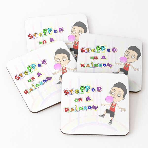 Item preview, the cheerful boy walks on the rainbow  designed and sold by Prof209.