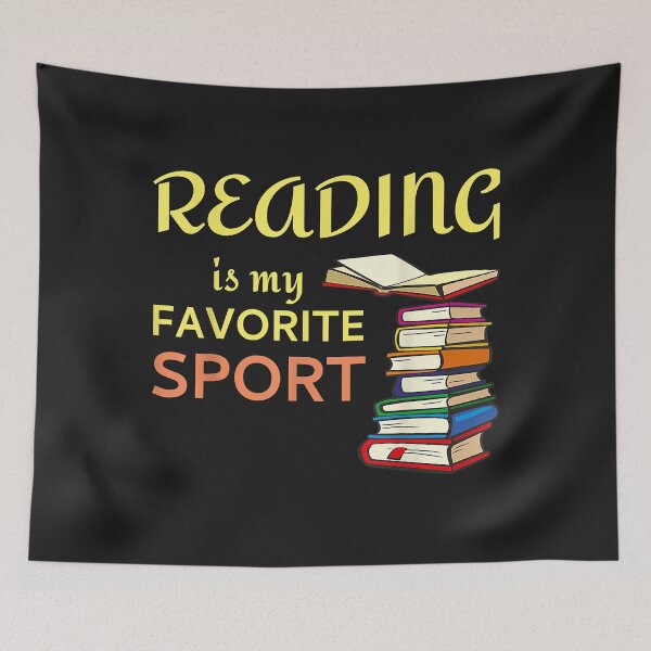 Item preview, Funny Reading Is My Favorite Sport for Book Lovers designed and sold by adrianajaue.