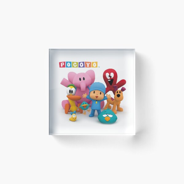 fourpoc New Pocoyo Elly Pato TV Mundo Acrylic Block