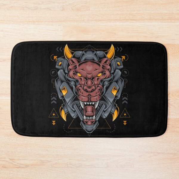 Item preview, Artistic Leopard Mecha Head Cyberpunk Geometry designed and sold by Froyd Wess.