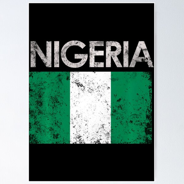 Item preview, Vintage Nigeria Nigerian Flag Pride Gift designed and sold by AidanCliftont.