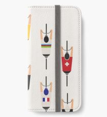 Équipe de bicyclettes Étui portefeuille/coque/skin iPhone