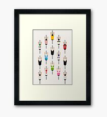 Bicycle squad Framed Print