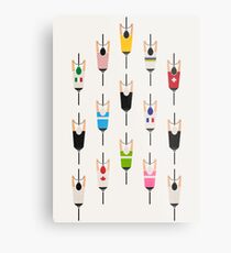 Bicycle squad Metal Print