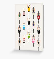 Bicycle squad Greeting Card