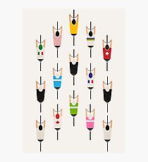 Bicycle squad Photographic Print
