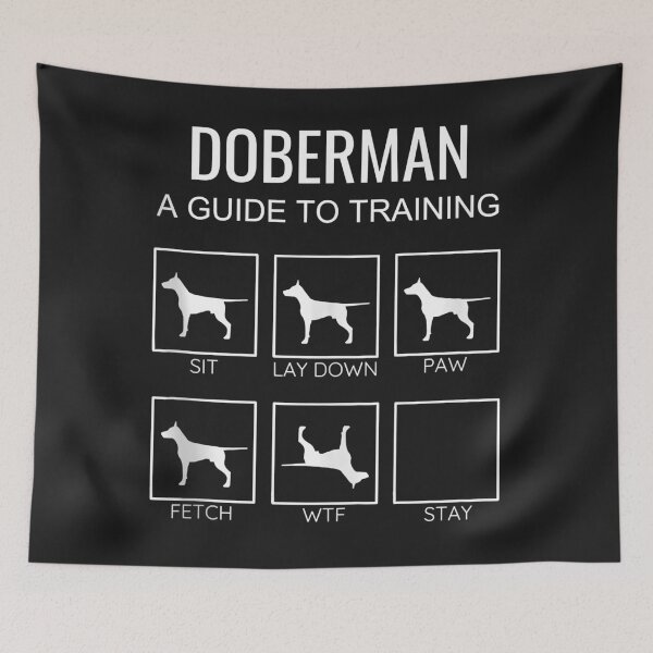 Item preview, Funny Dog Training Guide Diagram Proud Owner Doberman Tank Top designed and sold by kerricqkat.