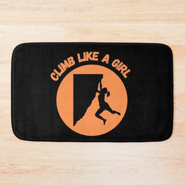 Item preview, Climb Like A Girl Quote Extreme Sport designed and sold by mirzadesign.