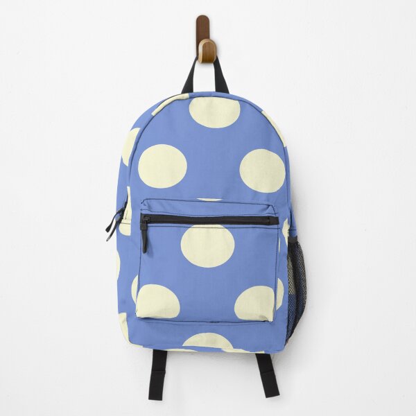 Item preview, Large CREAM and DANUBE BLUE POLKA DOTS designed and sold by RachelMacht.