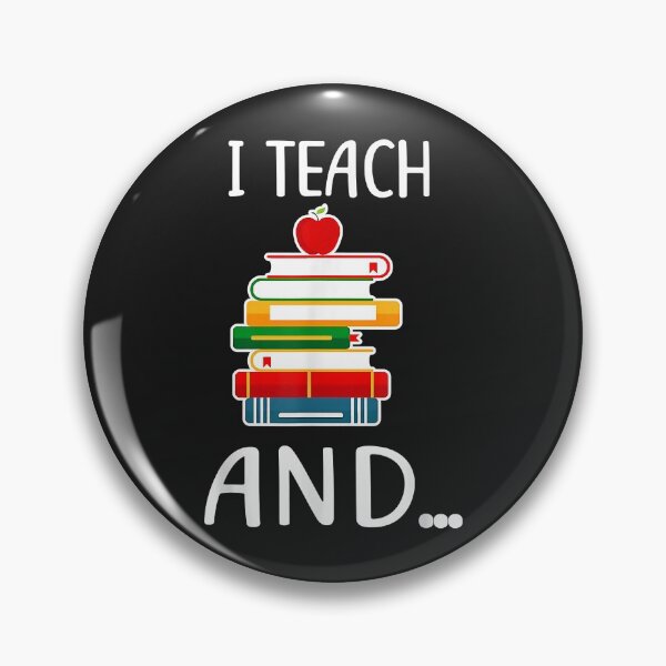 Item preview, I Teach And... - Book and Apple Art designed and sold by adrianajaue.