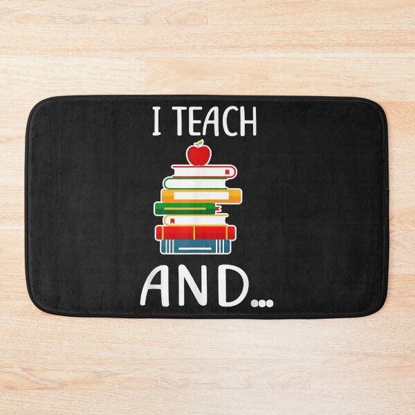 Item preview, I Teach And... - Book and Apple Art designed and sold by adrianajaue.