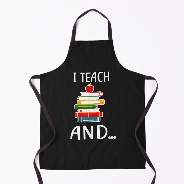 Item preview, I Teach And... - Book and Apple Art designed and sold by adrianajaue.