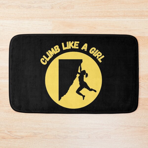Item preview, Climb Like A Girl Quote Extreme Sport designed and sold by mirzadesign.