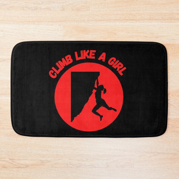 Item preview, Climb Like A Girl Quote Extreme Sport designed and sold by mirzadesign.
