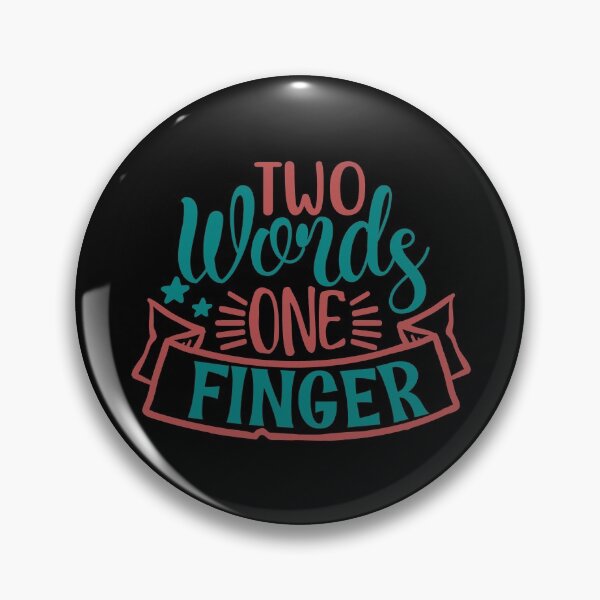 Item preview, Two Words One Finger designed and sold by Gevover.