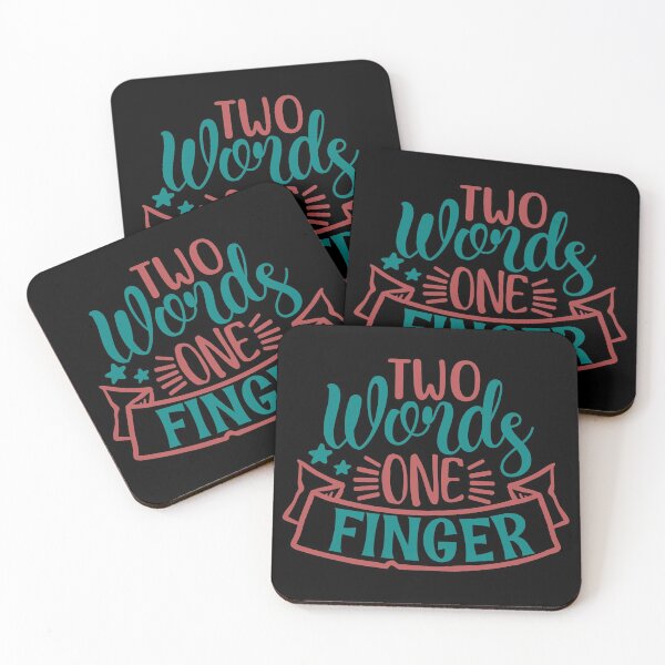 Item preview, Two Words One Finger designed and sold by Gevover.