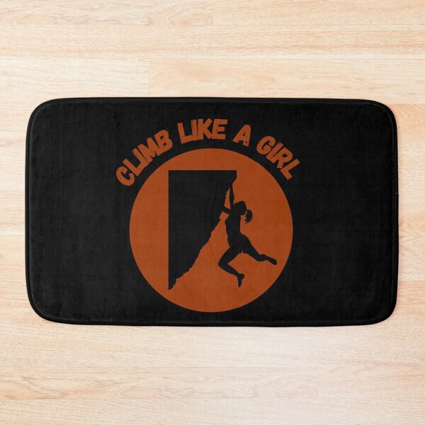 Item preview, Climb Like A Girl Quote Extreme Sport designed and sold by mirzadesign.