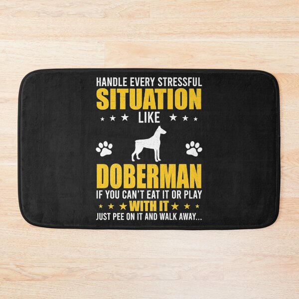 Item preview, Handle Stressful Situation Doberman Dog Lovers Premium designed and sold by kerricqkat.