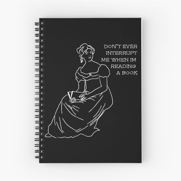 Item preview, Don't Ever Interrupt Me When I'm Reading A Book - Regency Lady designed and sold by MissBennett.