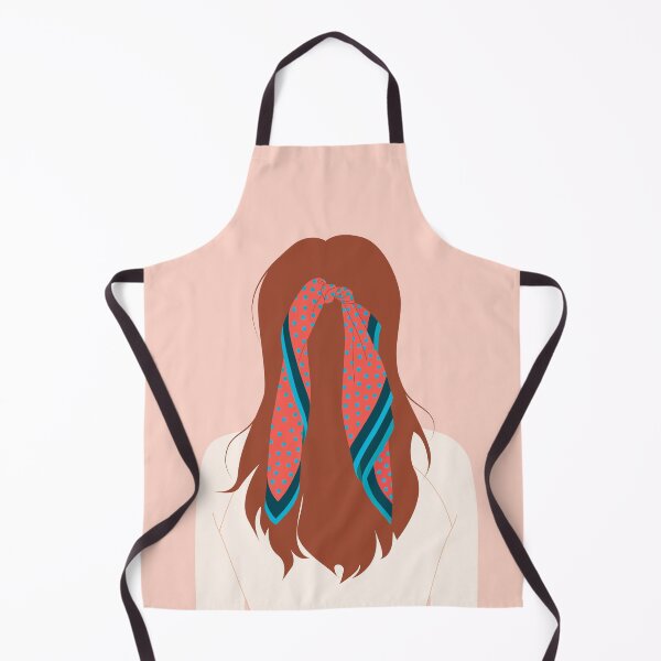 Item preview, girl with a scarf in her hair designed and sold by Anartstudio.
