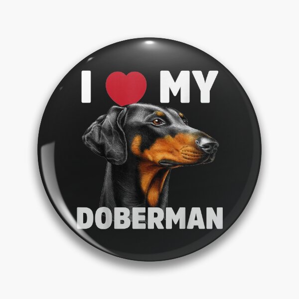 Item preview, I Love My Doberman T-shirt designed and sold by kerricqkat.