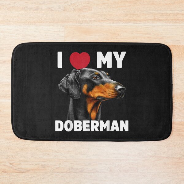 Item preview, I Love My Doberman T-shirt designed and sold by kerricqkat.