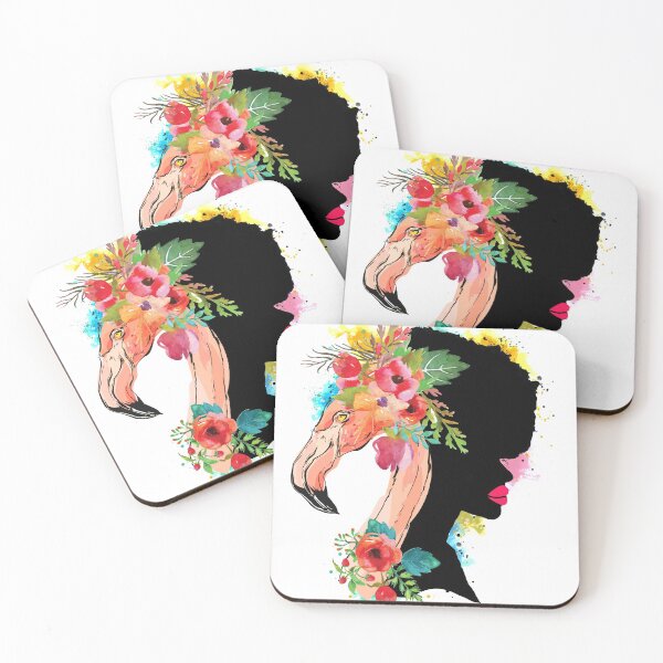 Item preview, African woman Flamingo  designed and sold by Nora Gad.