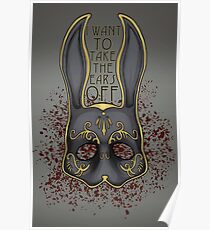 Ich möchte die Ohren abnehmen - Text Poster