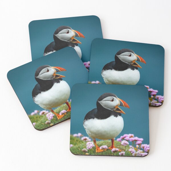 Item preview, Shouting Puffin at Sumburgh Head designed and sold by pwmoore.