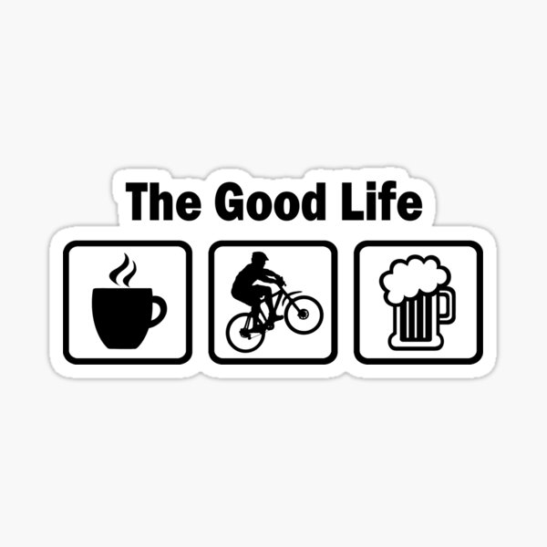 La bonne vie en VTT Sticker