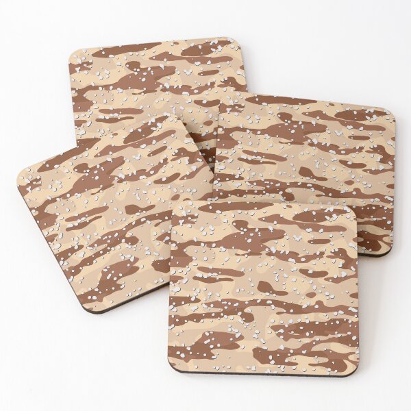 Item preview, Desert camouflage with black and white dots designed and sold by Jukka Heilimo.
