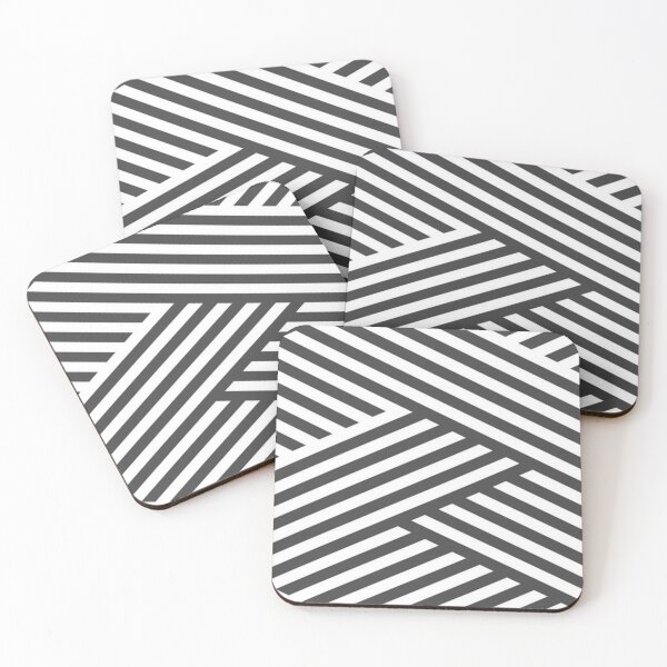 Item preview, Black And White Abstract Sticker designed and sold by RushFitness.