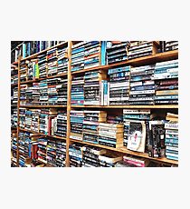 You can never have too many books. Photographic Print
