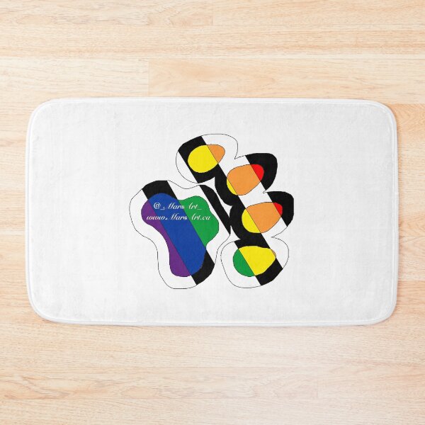 Item preview, Straight Ally Flag Paw designed and sold by MarsArtM.