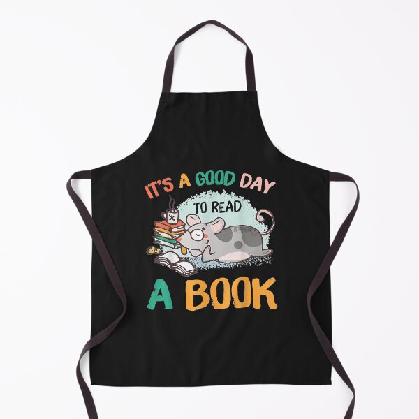 Item preview, It's A Good Day To Read Book Reading Lover Retro Mouse designed and sold by adrianajaue.