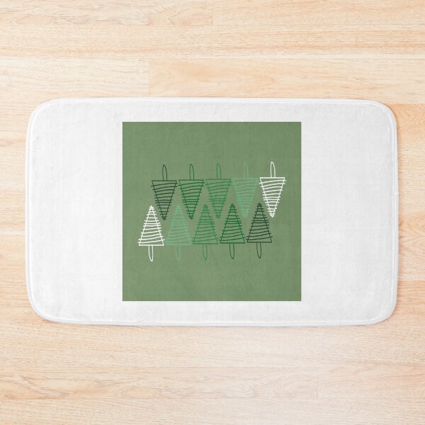 Item preview, group of green pine trees in minimal styles. designed and sold by APINSshop.