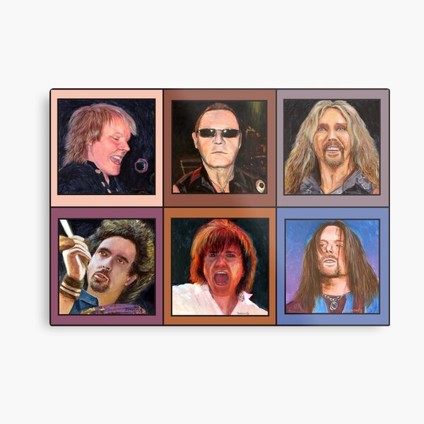 Styx Faces Metal Print