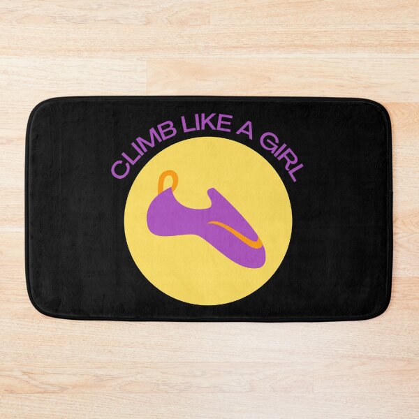 Item preview, Climb Like A Girl Quote Extreme Sport designed and sold by mirzadesign.