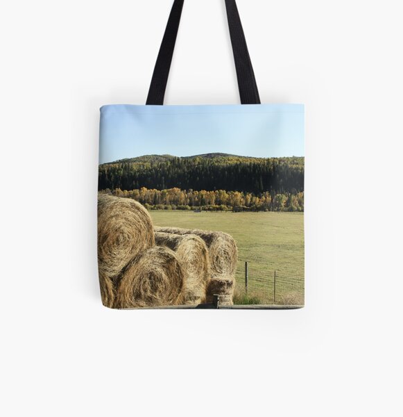 Hay All Over Print Tote Bag