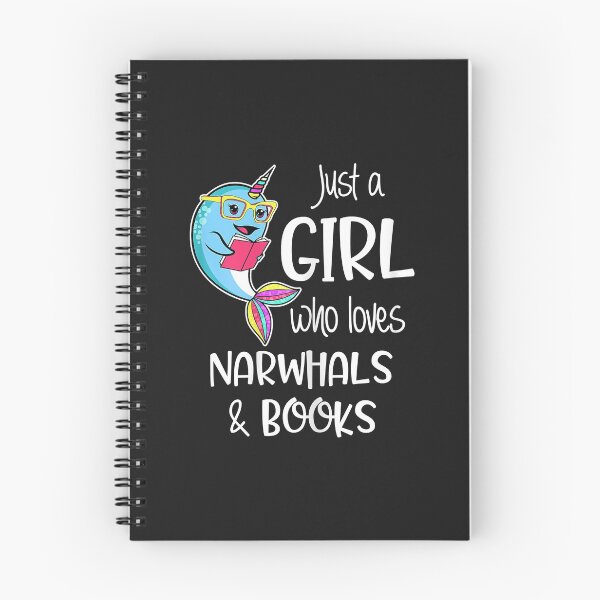 Item preview, Just A Girl Who Loves Narwhals & Books Women Book Lovers designed and sold by adrianajaue.
