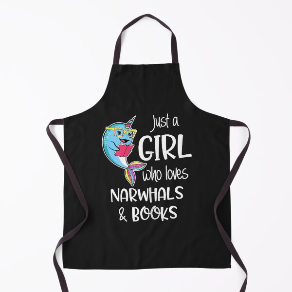 Item preview, Just A Girl Who Loves Narwhals & Books Women Book Lovers designed and sold by adrianajaue.