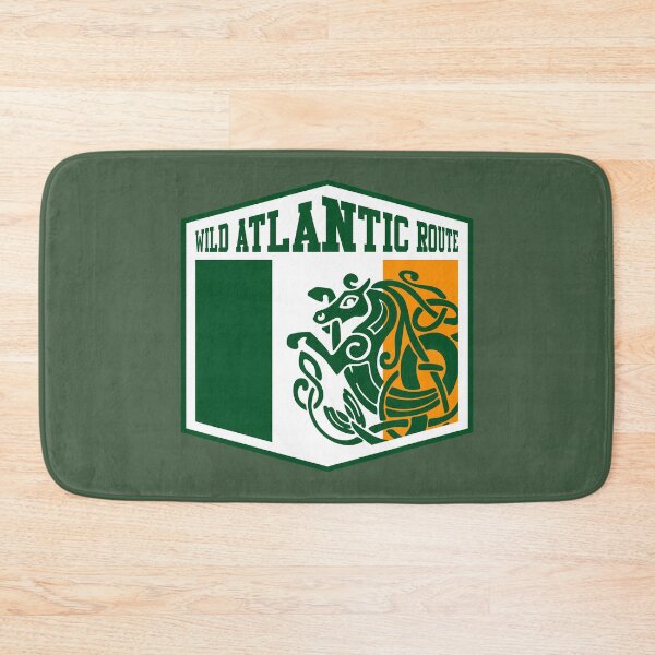 Item preview, Ireland - Wild Atlantic Route - Irish Flag Celtic Sea Horse Design designed and sold by ROADTROOPER.