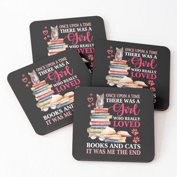 Item preview, Once Upon A Time There Was A Girl Loved Books & Cats TShirt designed and sold by adrianajaue.